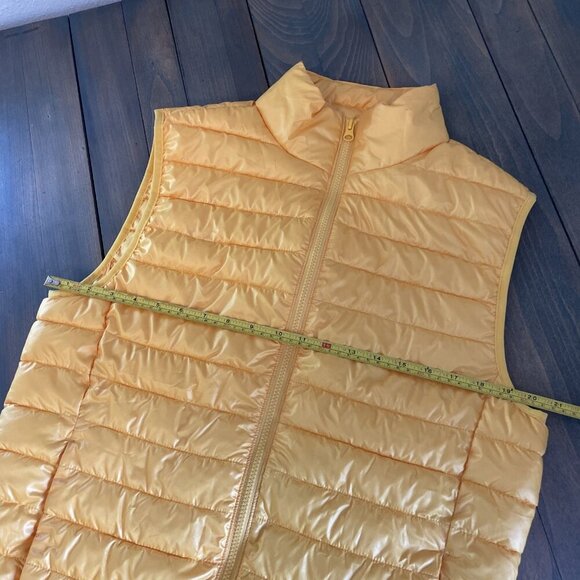 Primary Bright Yellow Lightweight Puffer Vest w/Pockets - NWT - Mens Small (V8) - Picture 5 of 7